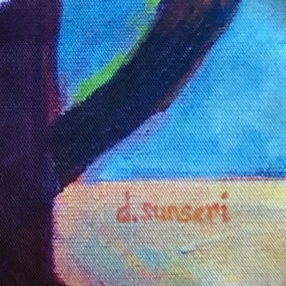 NWT Canvas Tote by artist Diana Sunseri - Picture 5 of 5